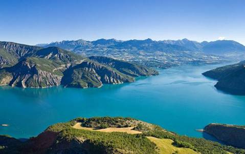 Une partie du lac